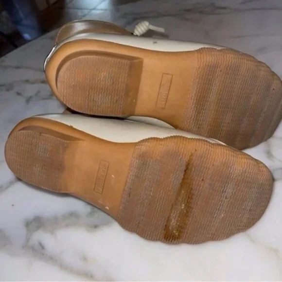 Sperry Women's Saltwater Duck Boots - White and Tan - Picture 6 of 8